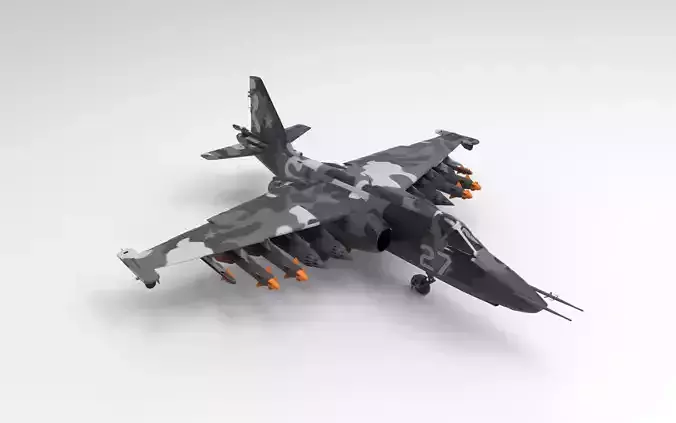 Sukhoi Su-25 3D model