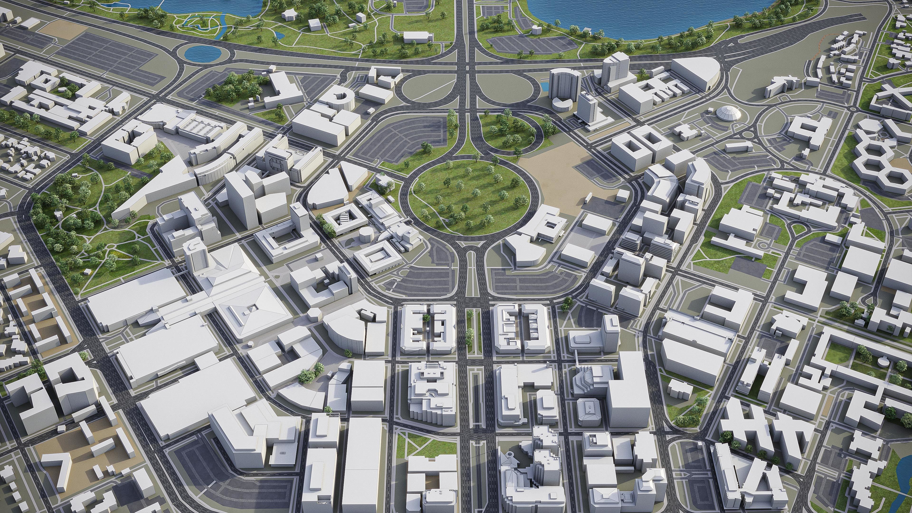 3D model Canberra VR / AR / lowpoly CGTrader