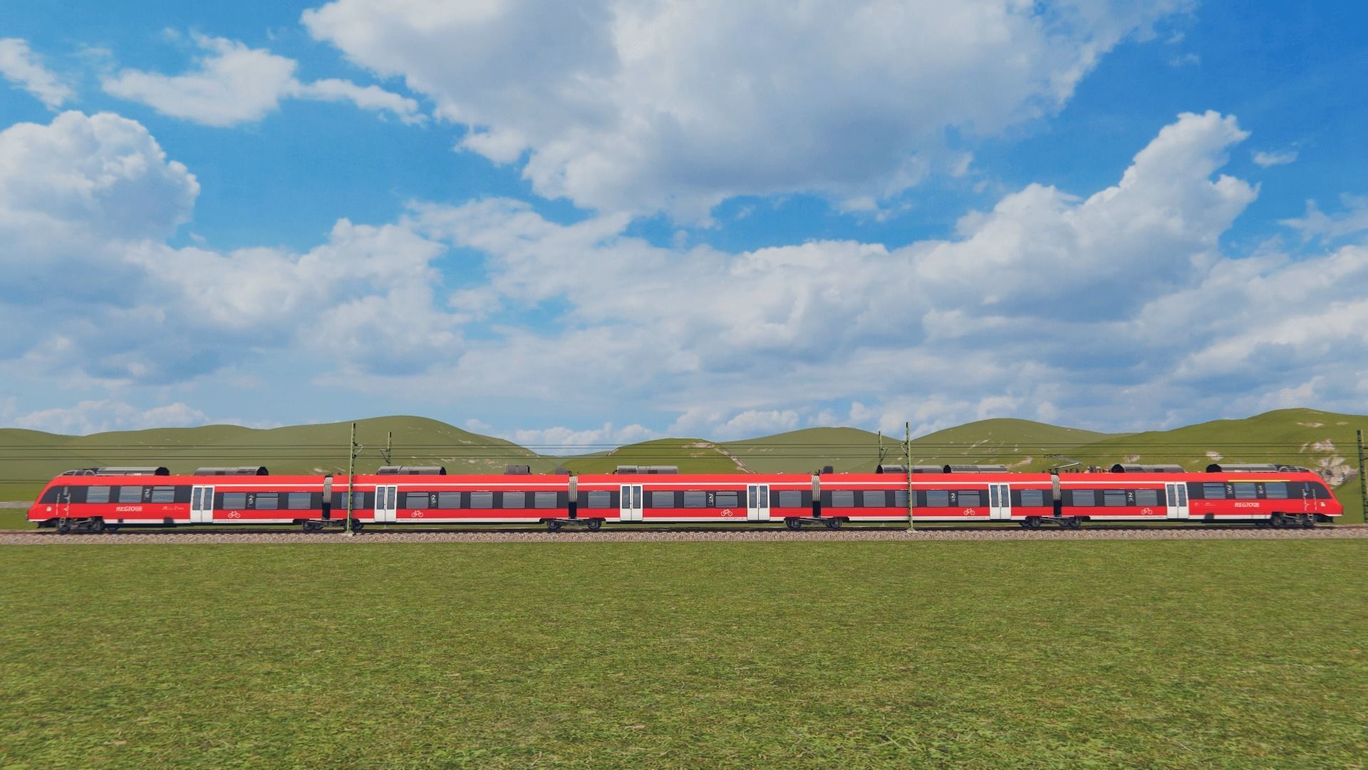 3D model Bombardier Talent 2 DB Regio VR / AR / low-poly | CGTrader