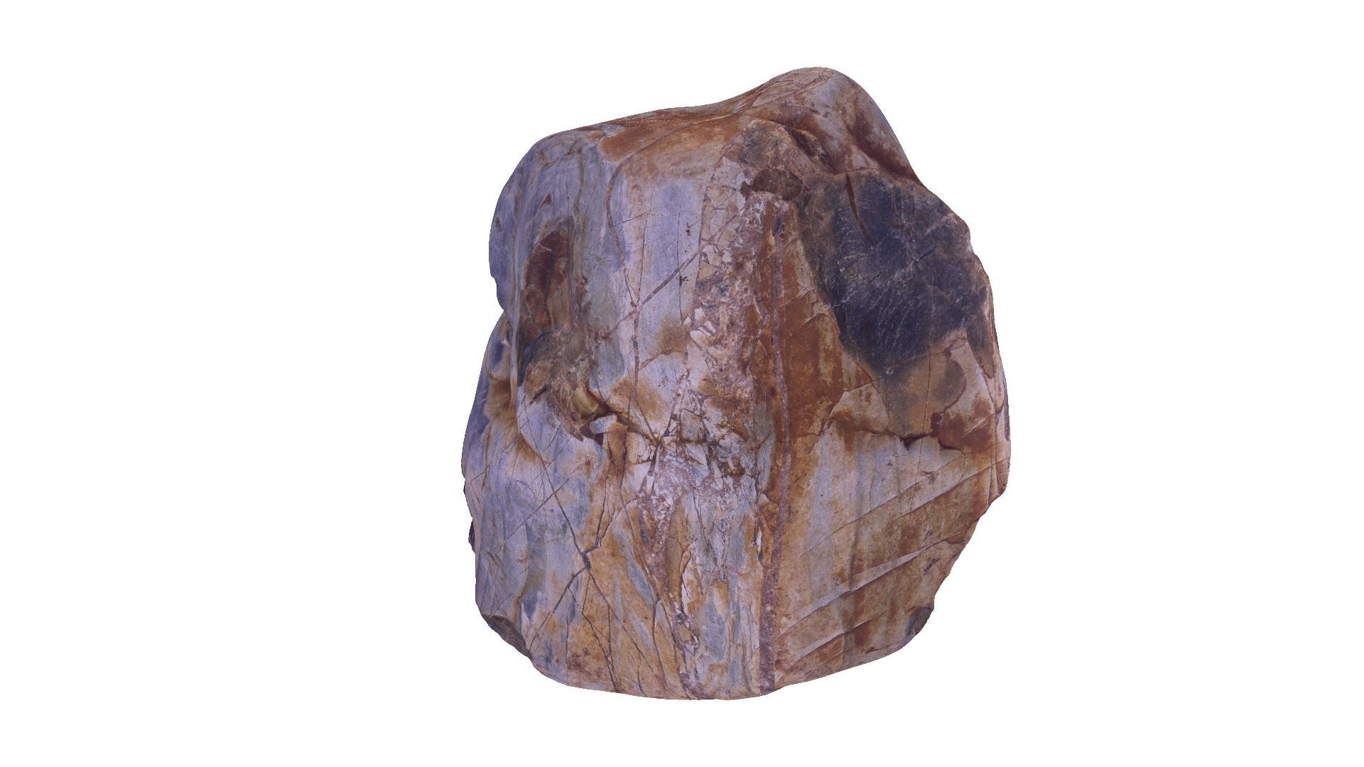 Natural Stone Raw Scanned 3D model_6