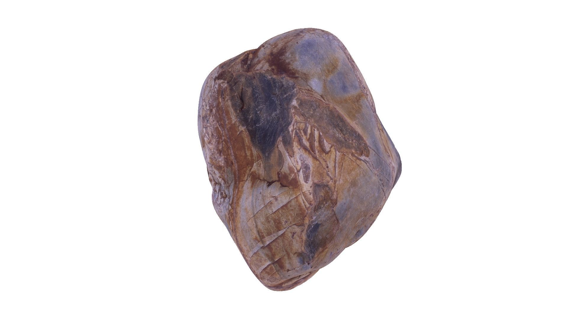 Natural Stone Raw Scanned 3D model_5