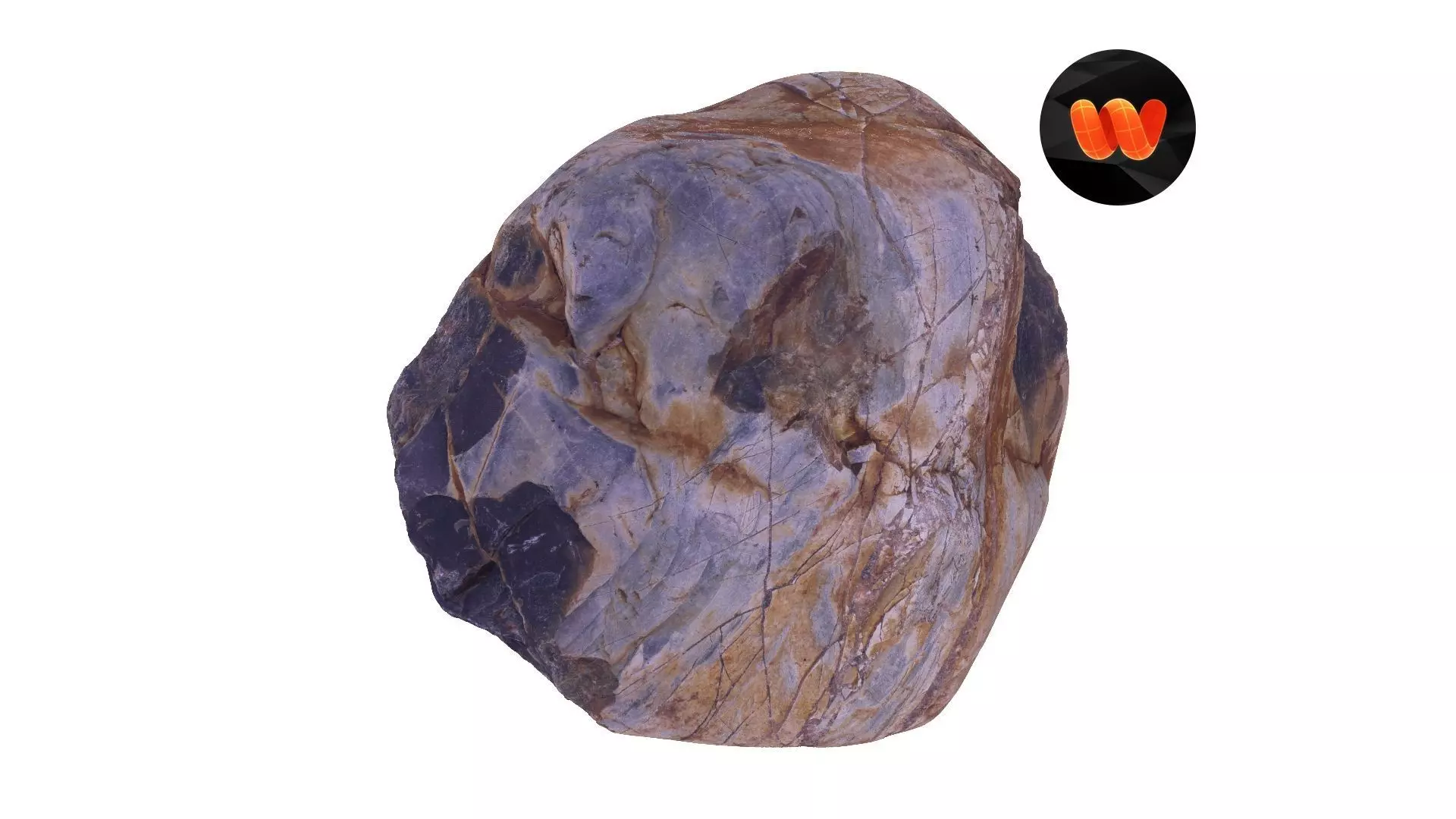 Natural Stone Raw Scanned 3D model_0