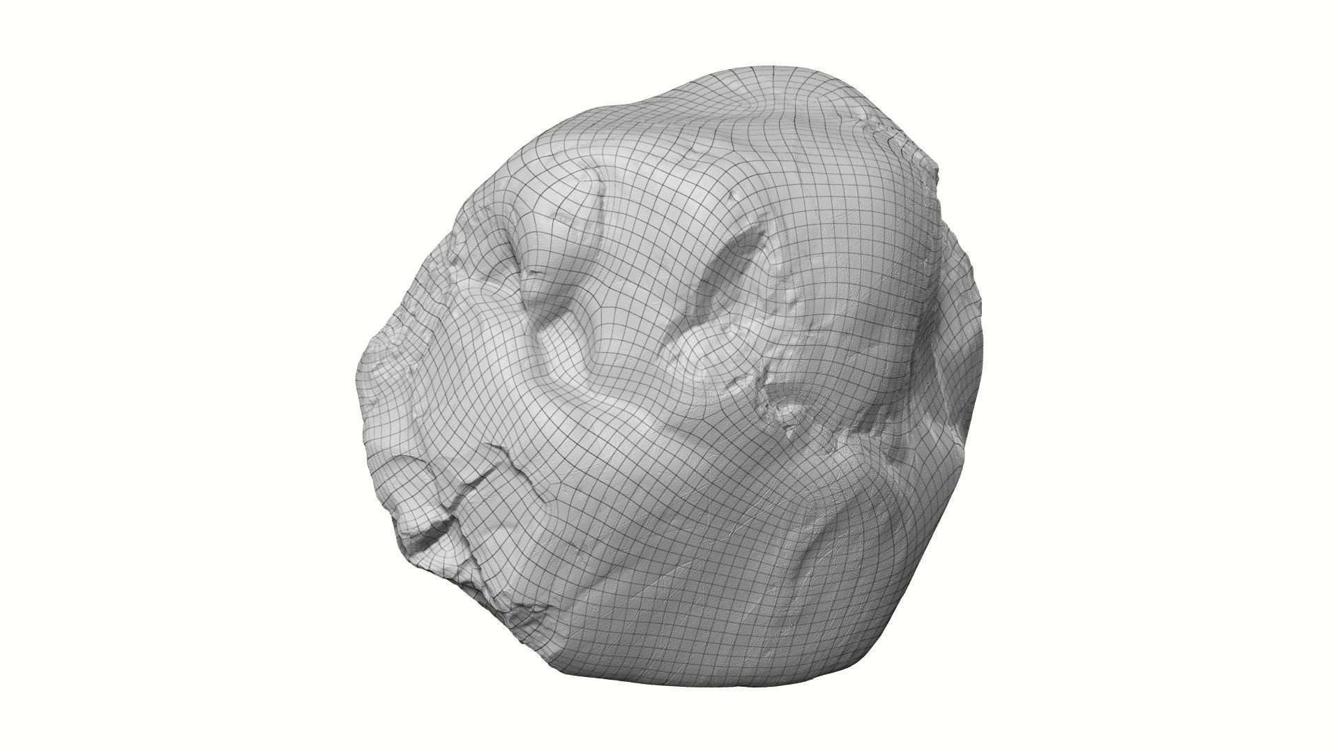 Natural Stone Raw Scanned 3D model_8