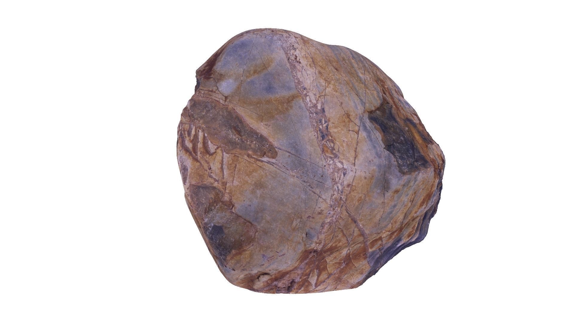 Natural Stone Raw Scanned 3D model_4