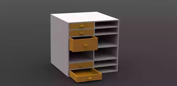 Small storage box for electronic components