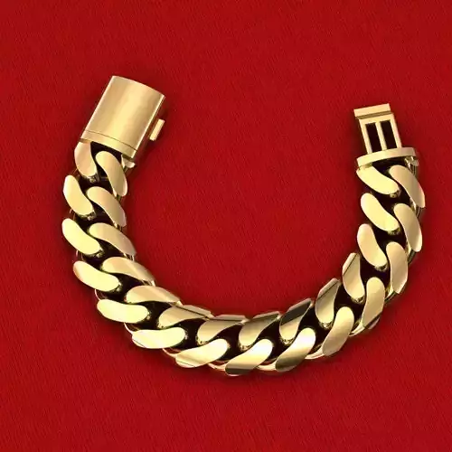 19 MM MIAMI CUBAN LINK PONG SET FOR BRACELET OR NECKLACE 3D print model
