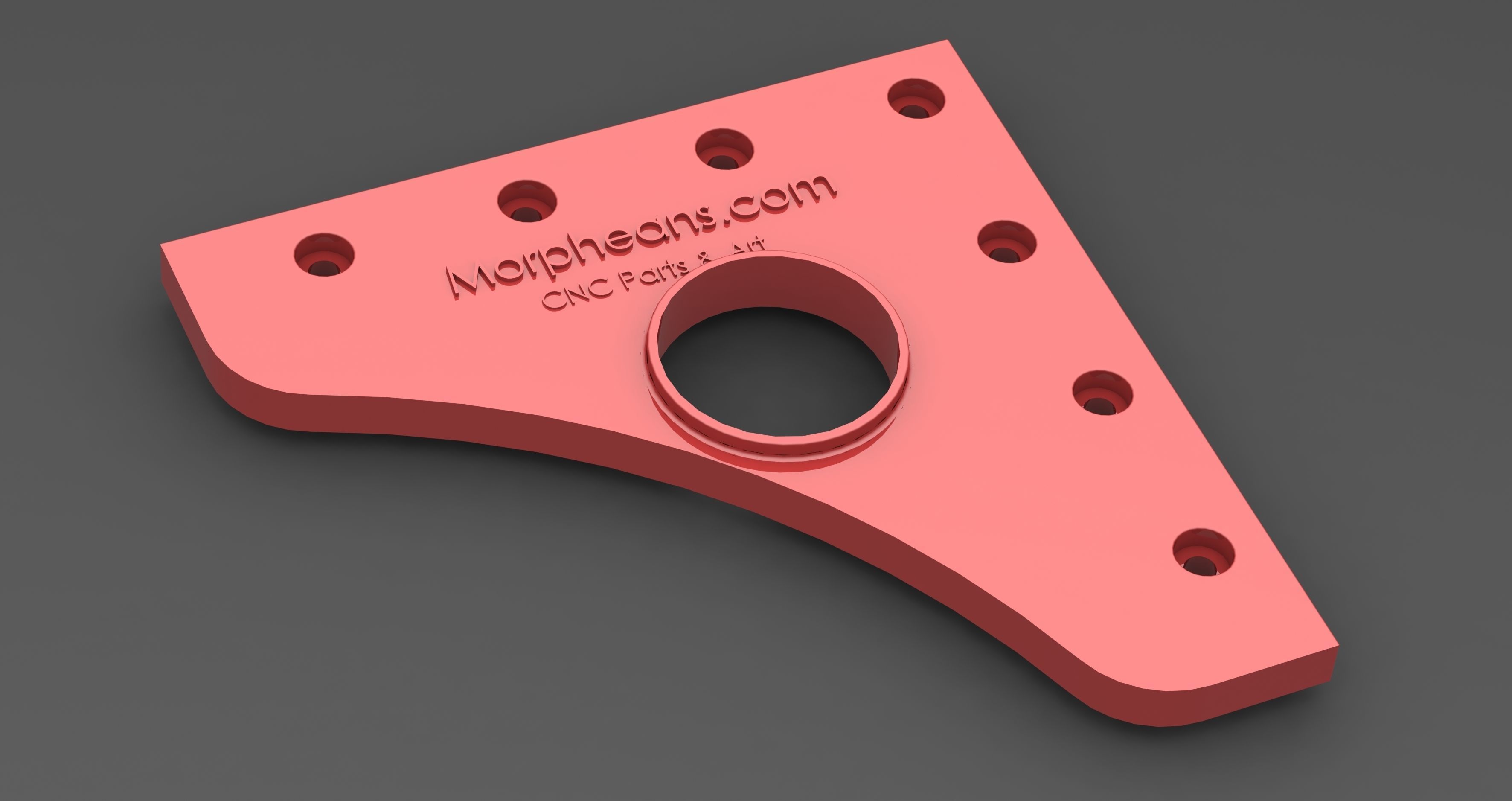 2020 aluminum extrusion corners - 5 mmm screws 3D print model_1