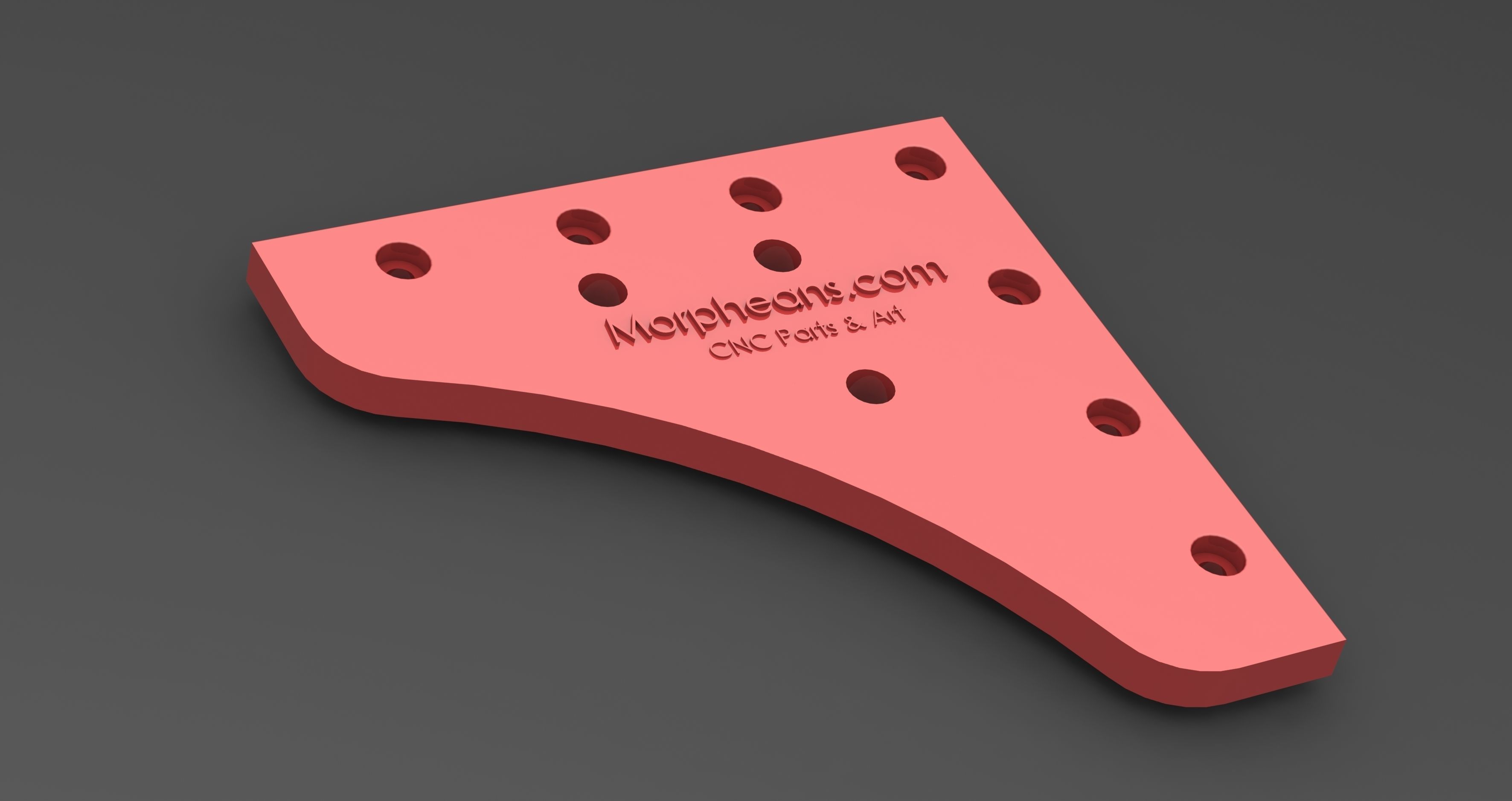 2020 aluminum extrusion corners - 5 mmm screws 3D print model_2