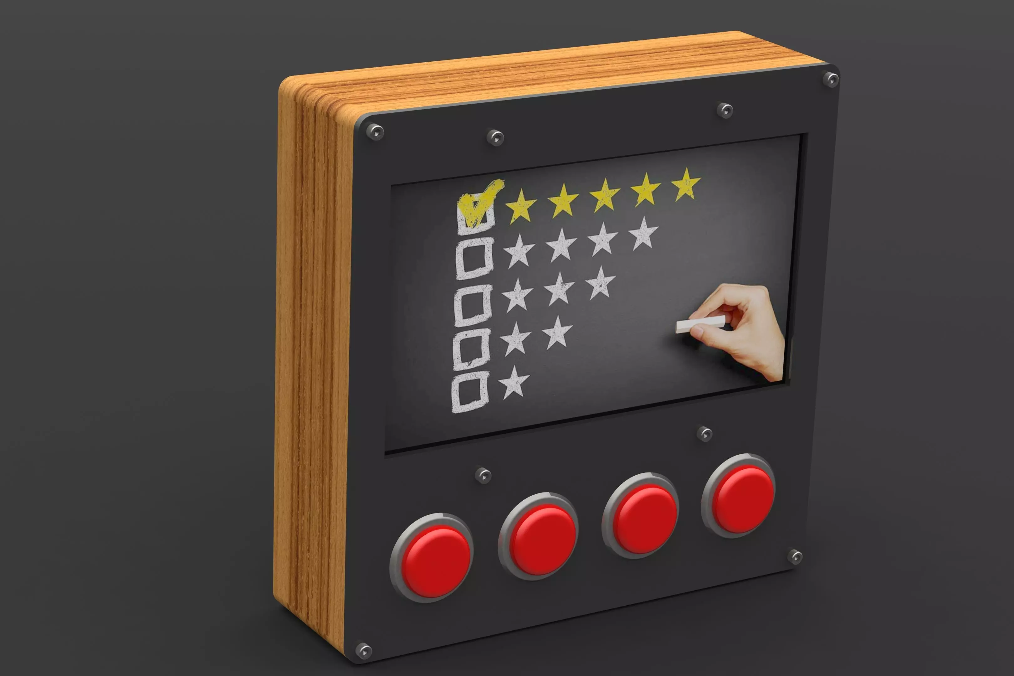 Raspberry Kiosk enclosure 3D print model_0