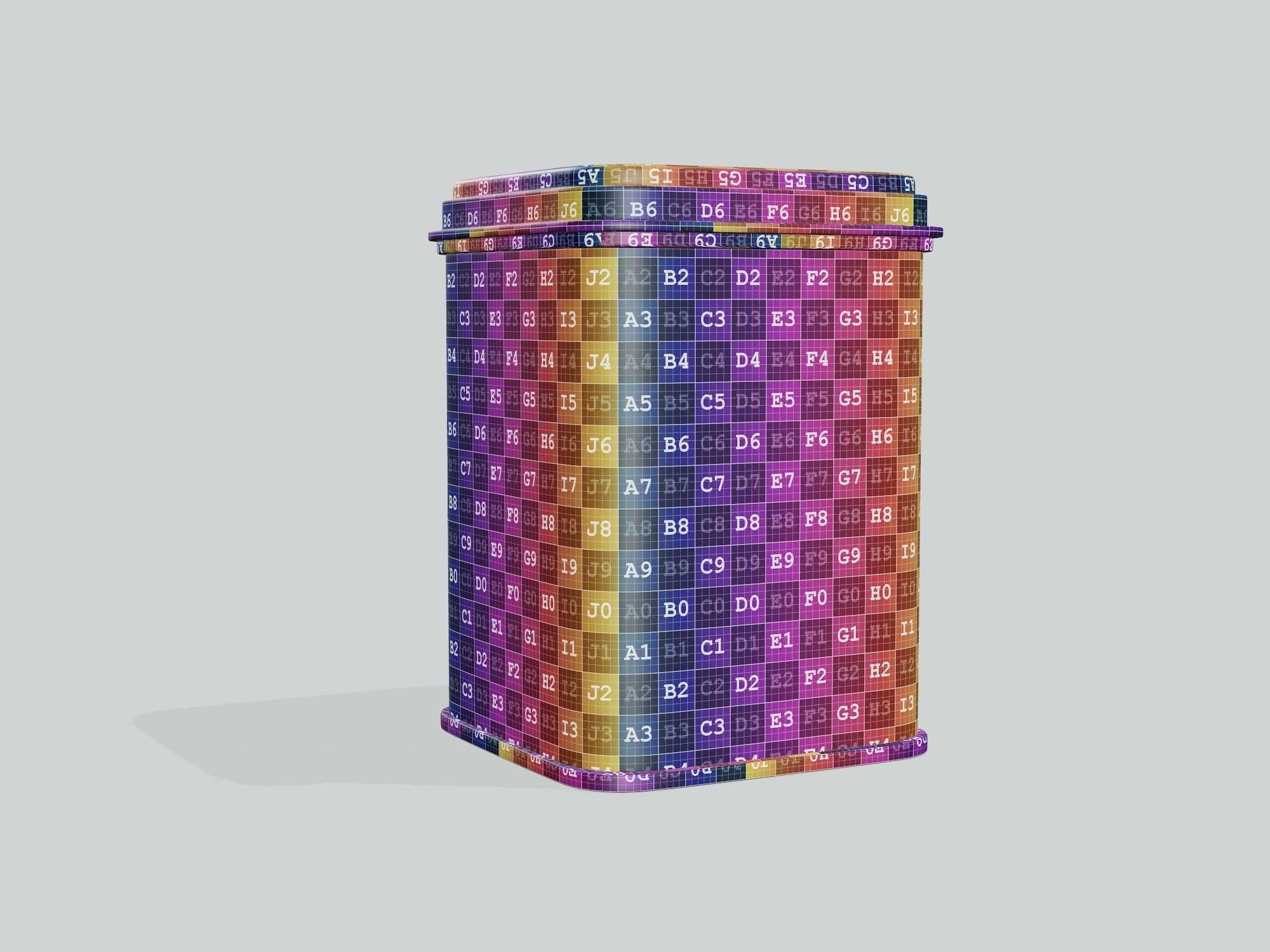 Tin Can Mock Up 3D model_6