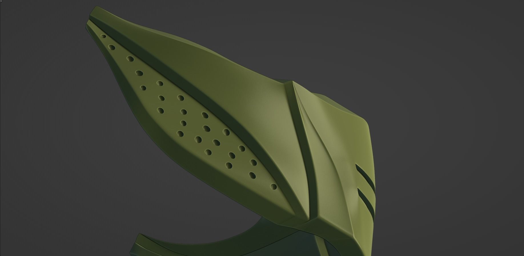 MK 11 Jade Mask for face from Mortal Kombat 11 3D print model_10