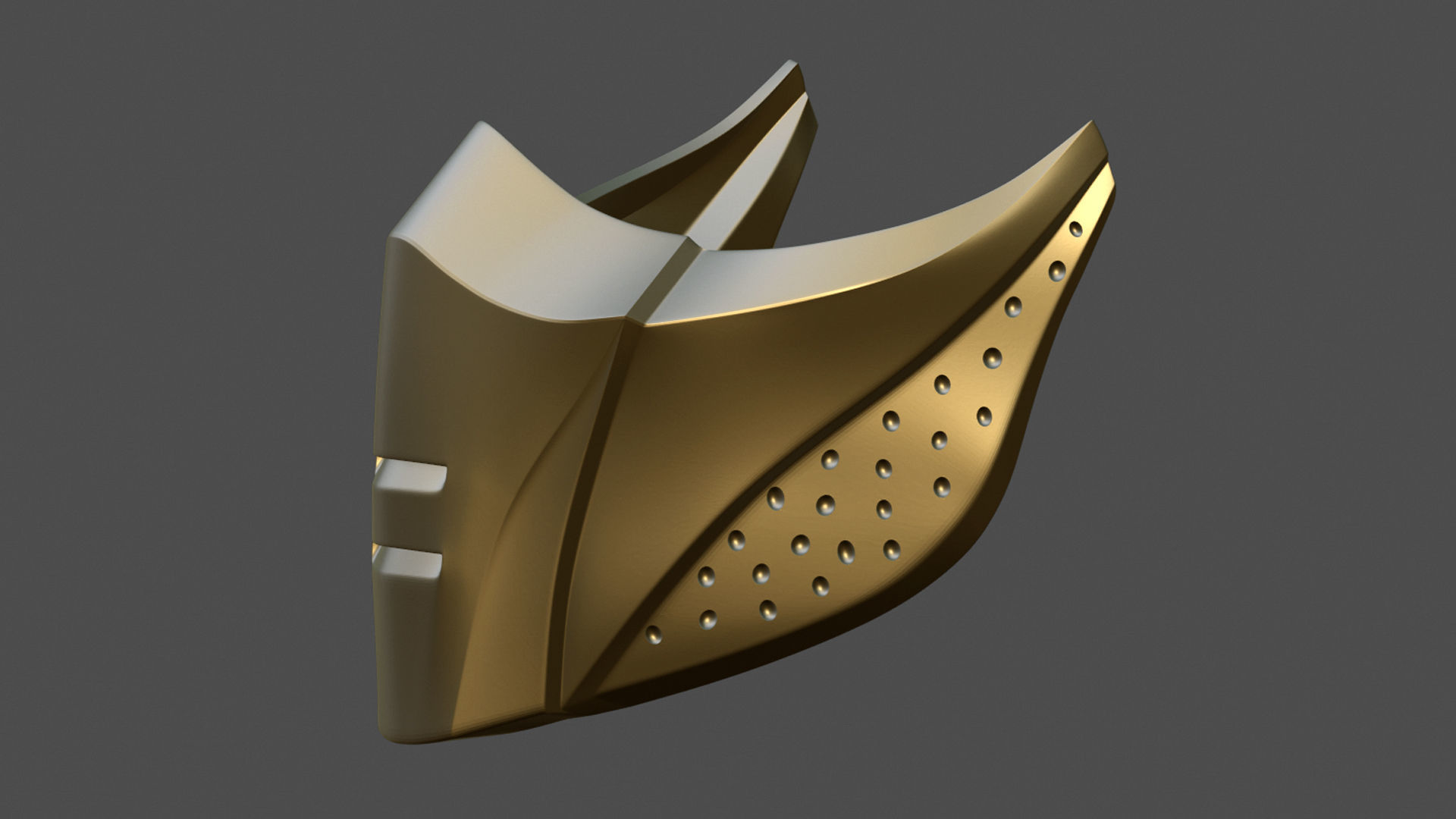 MK 11 Jade Mask for face from Mortal Kombat 11 3D print model_3