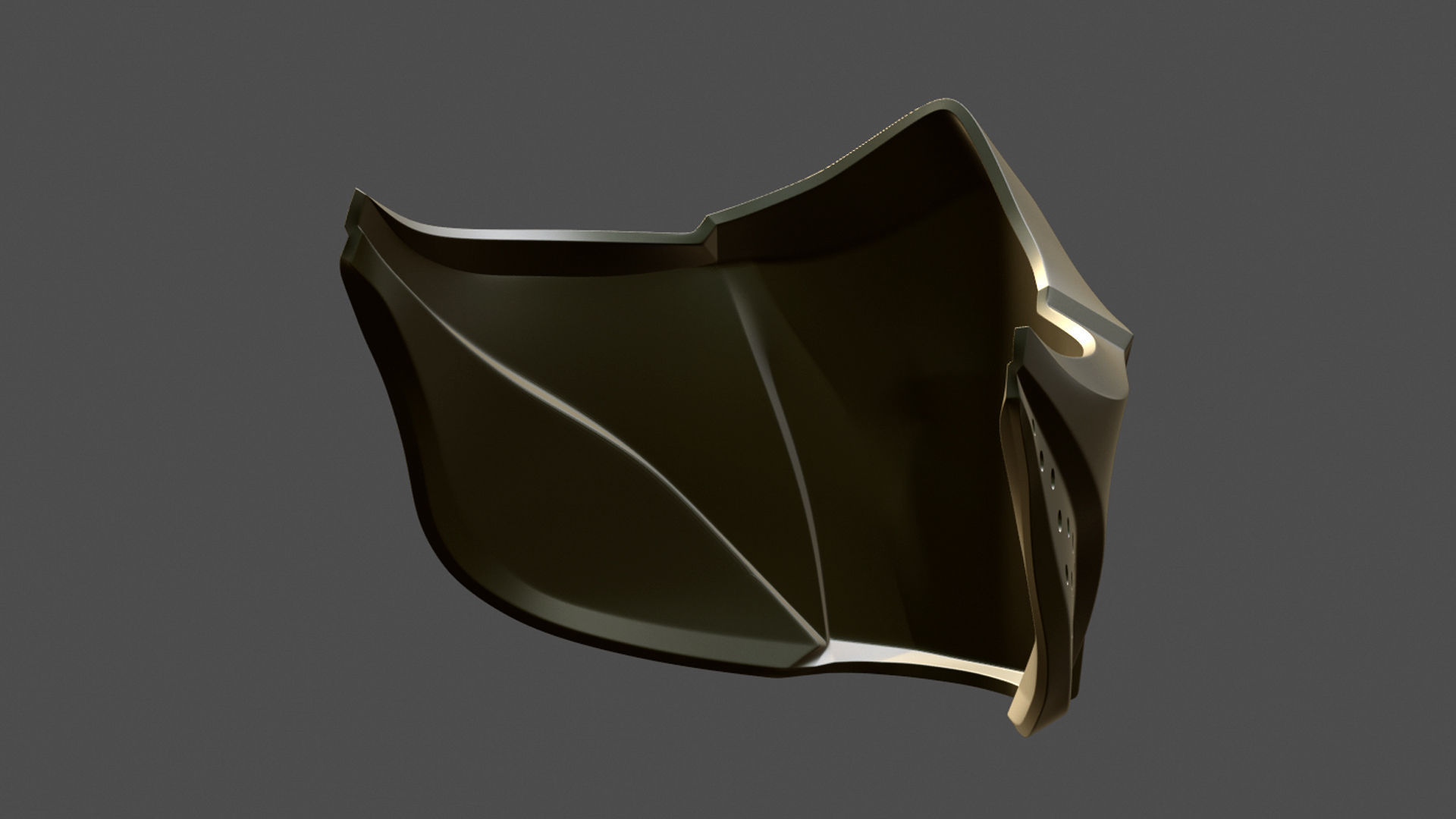 MK 11 Jade Mask for face from Mortal Kombat 11 3D print model_4