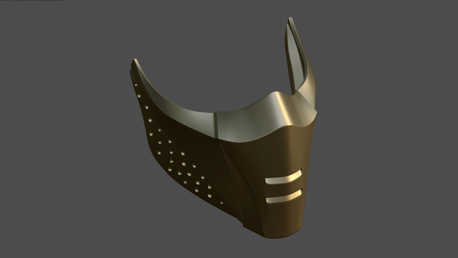 MK 11 Jade Mask for face from Mortal Kombat 11 3D print model_5