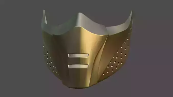 MK 11 Jade Mask for face from Mortal Kombat 11 3D print model