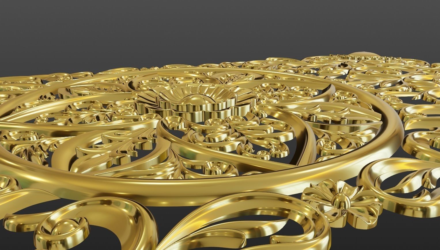 Wood Ornament 3D print model_9