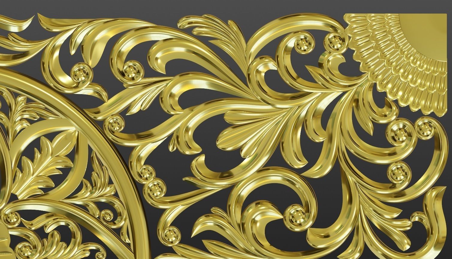 Wood Ornament 3D print model_5