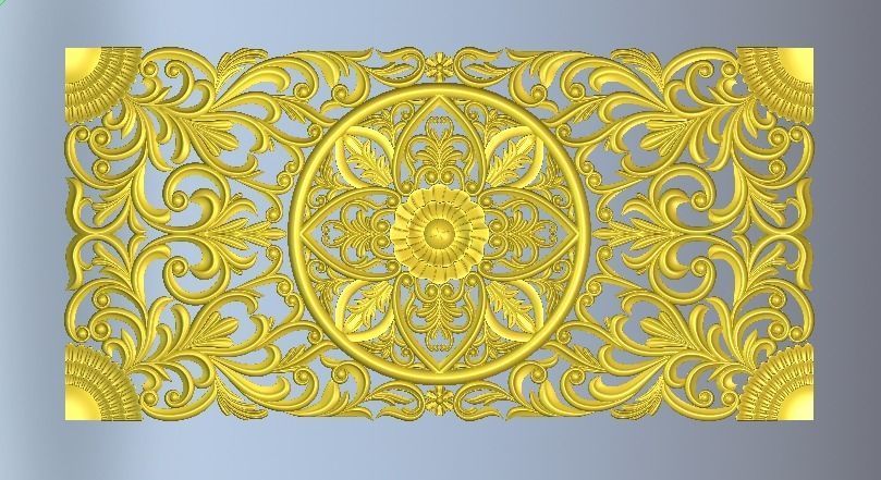 Wood Ornament 3D print model_15