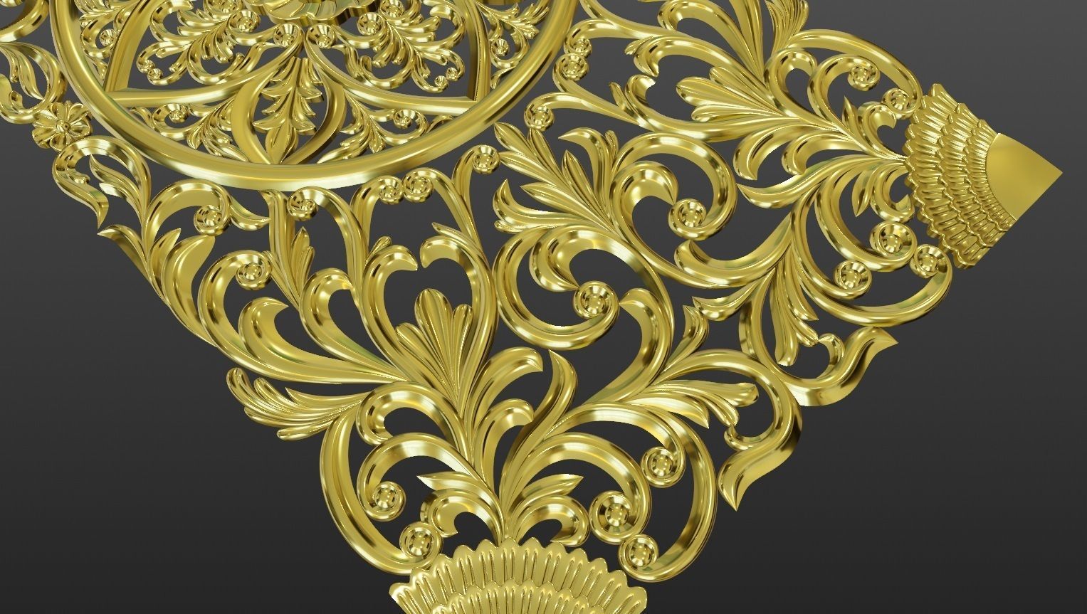 Wood Ornament 3D print model_2