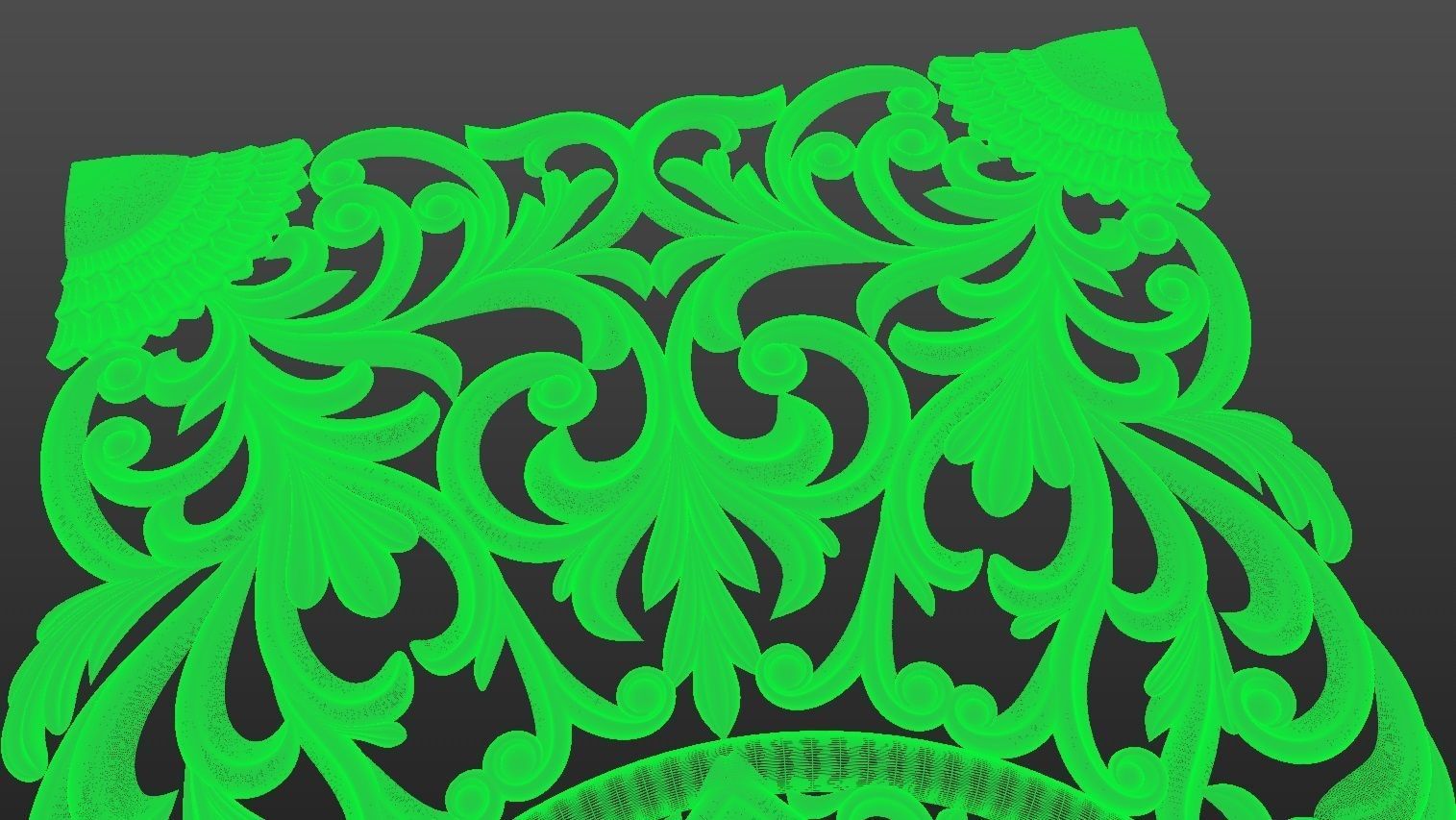 Wood Ornament 3D print model_14