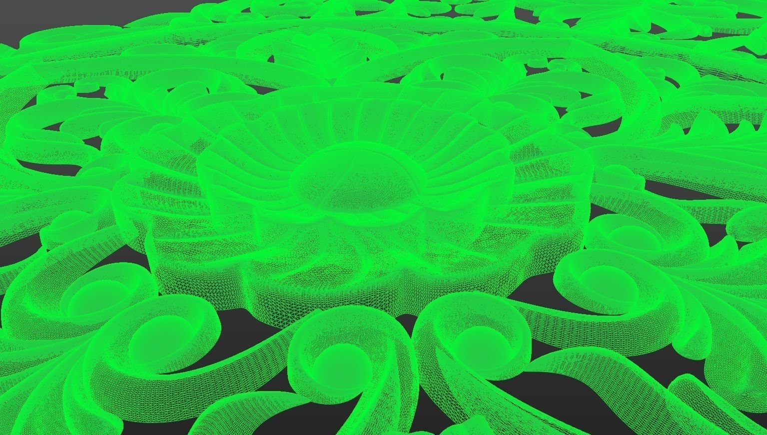 Wood Ornament 3D print model_12