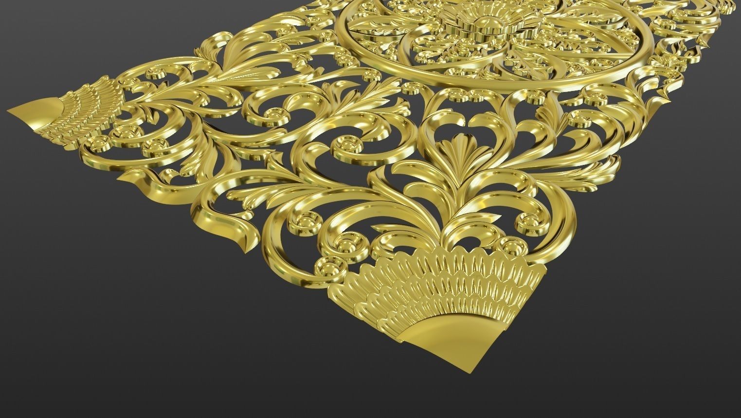 Wood Ornament 3D print model_1