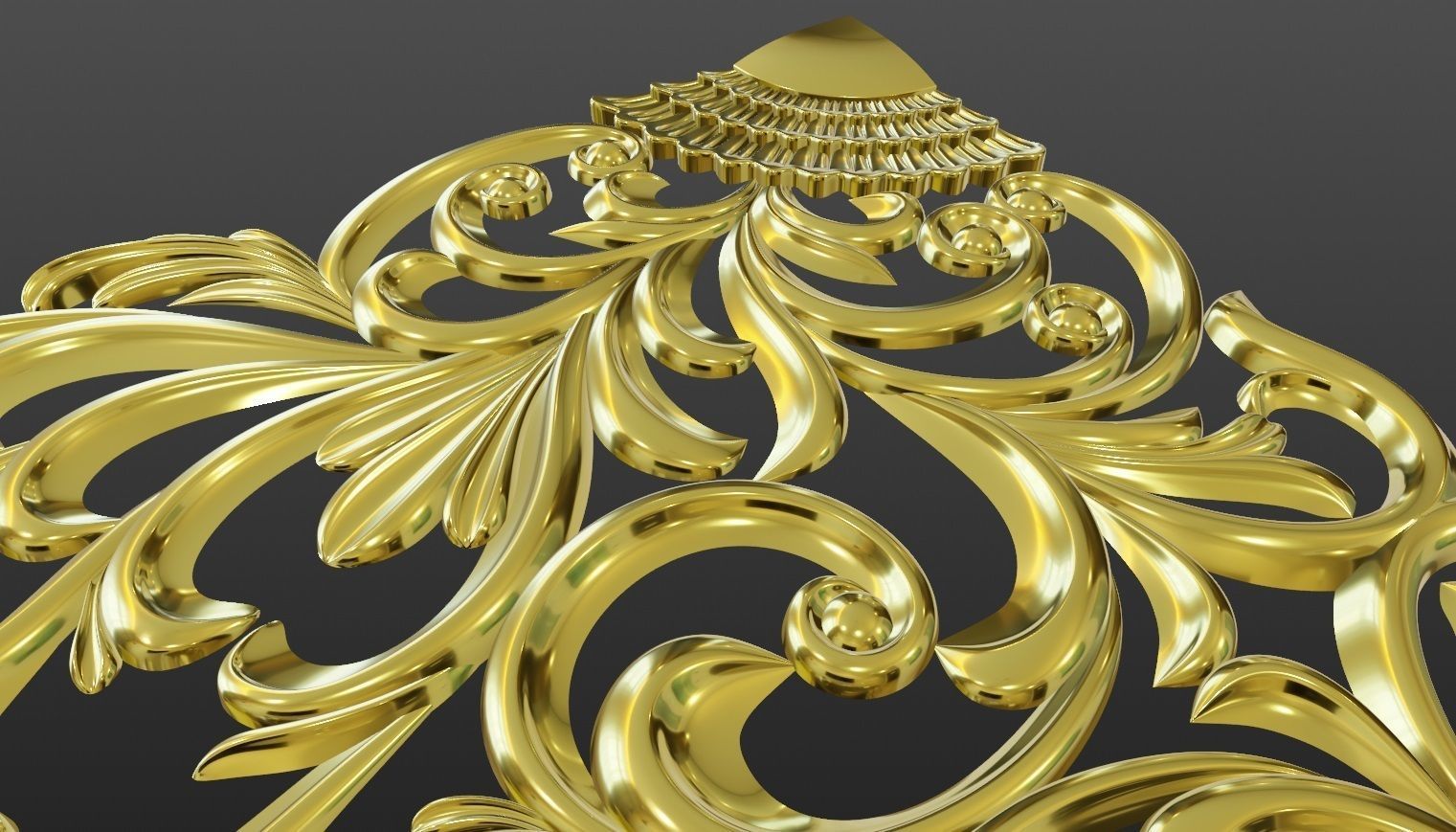 Wood Ornament 3D print model_4