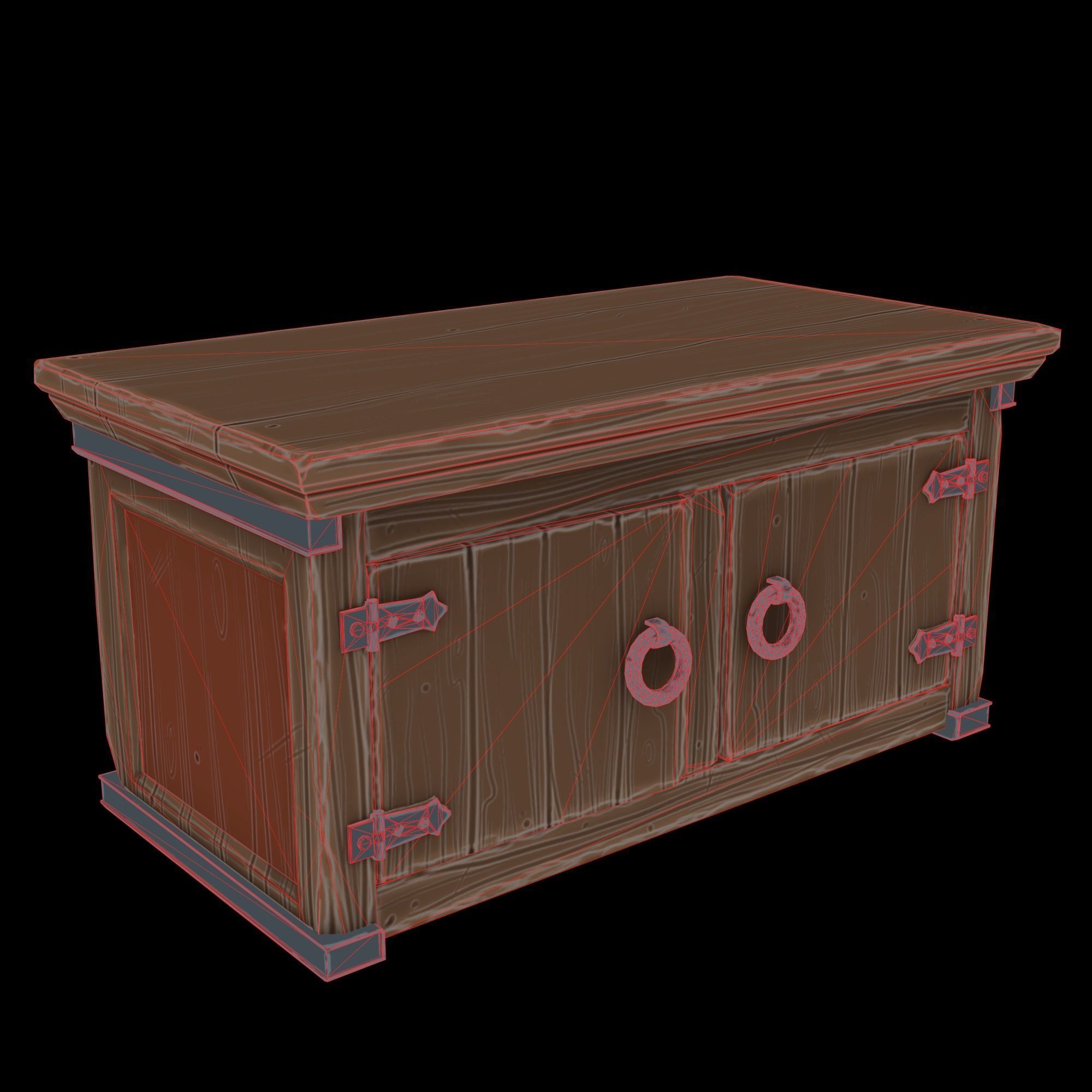 Table Top low-poly 3D model PBR Game ready For Unreal Engine Low-poly 3D model_4