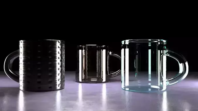 CUP MODEL glass beer mugs Free 3D model