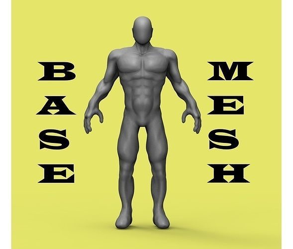 Human Stylized Basemesh 3D model 3D model