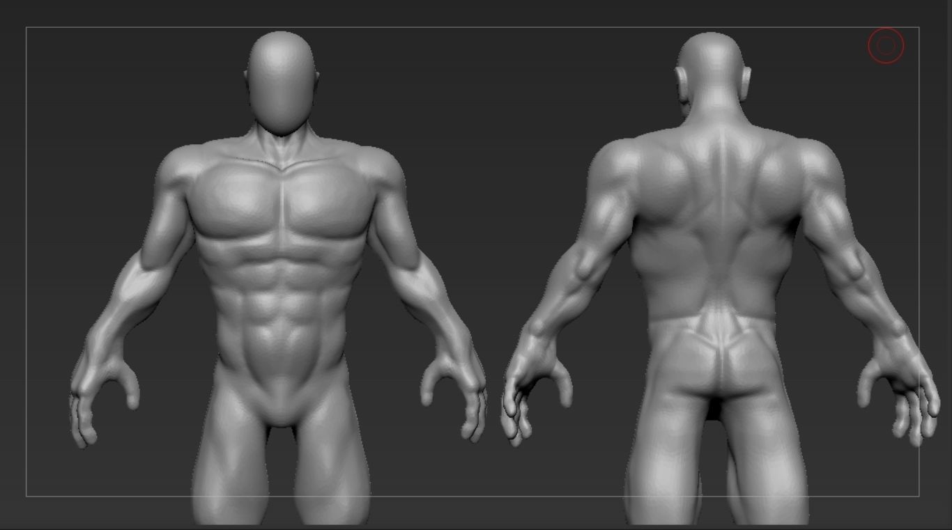 Human Stylized Basemesh 3D model 3D model_5