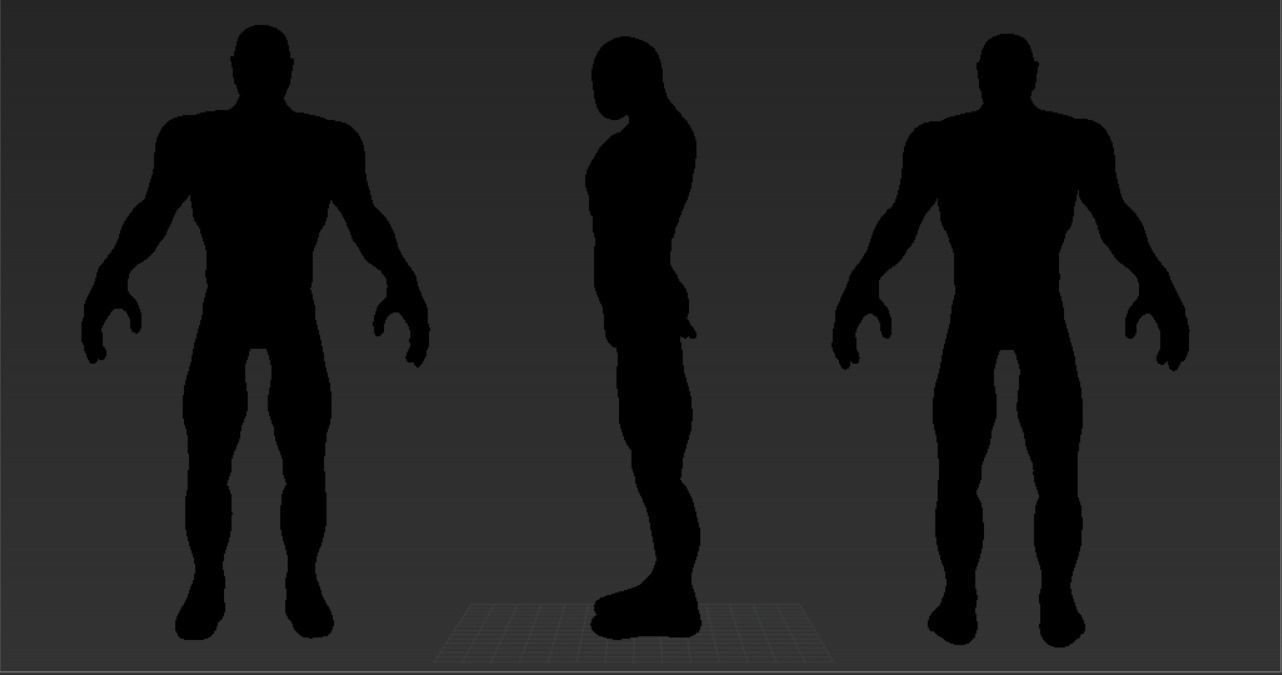 Human Stylized Basemesh 3D model 3D model_3