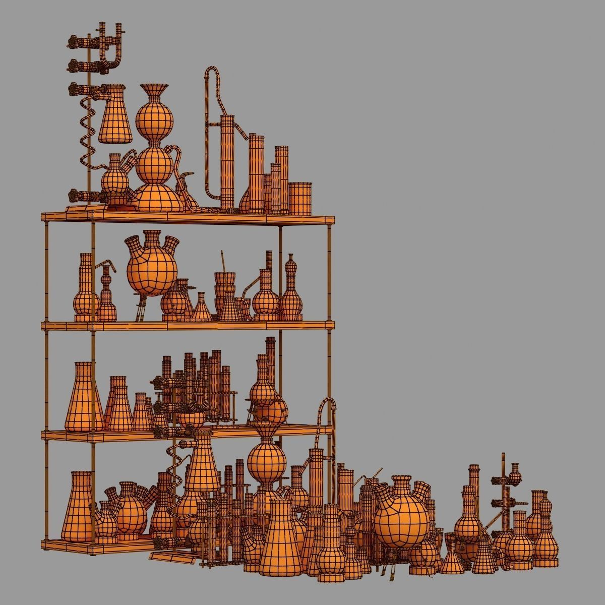 Chemistry dishes n4 3D model_17