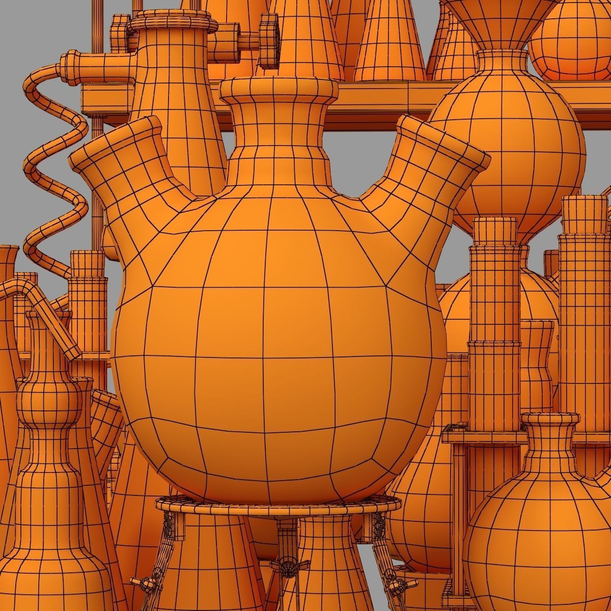 Chemistry dishes n4 3D model_18