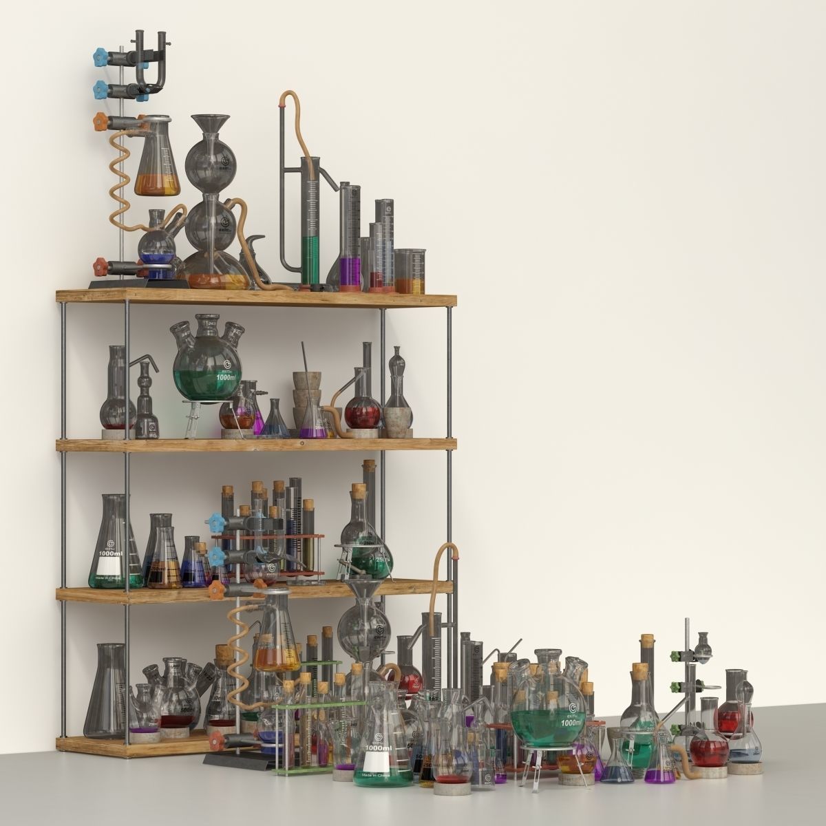 Chemistry dishes n4 3D model_6