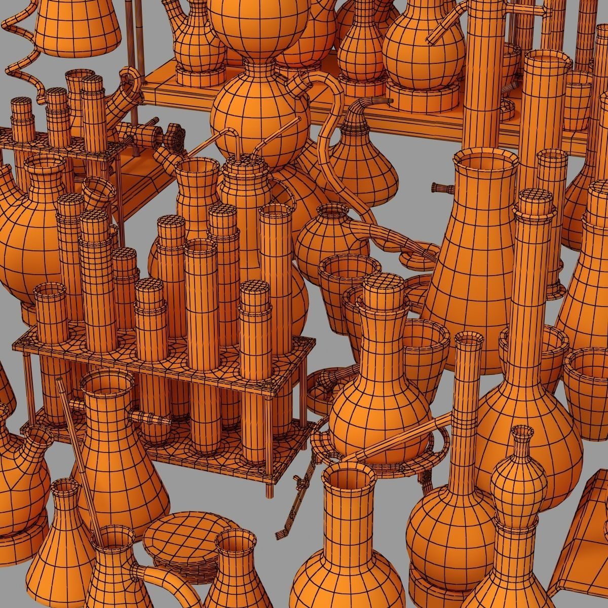 Chemistry dishes n4 3D model_13