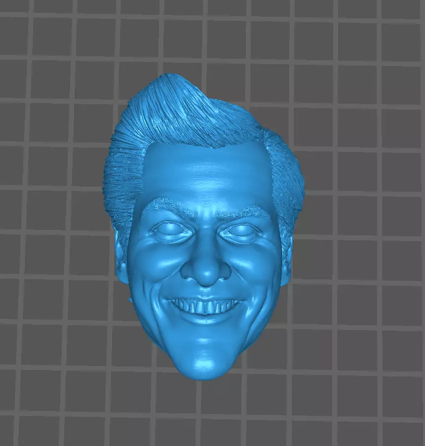 Ace ventura Jim carrey one sixth scale head asmus toys 3D print model_0