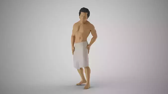 Hammam Man 3D print model