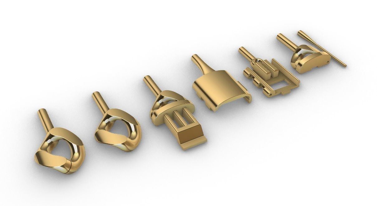 20 MM MIAMI CUBAN LINK PONG SET FOR BRACELET OR NECKLACE 3D print model_17