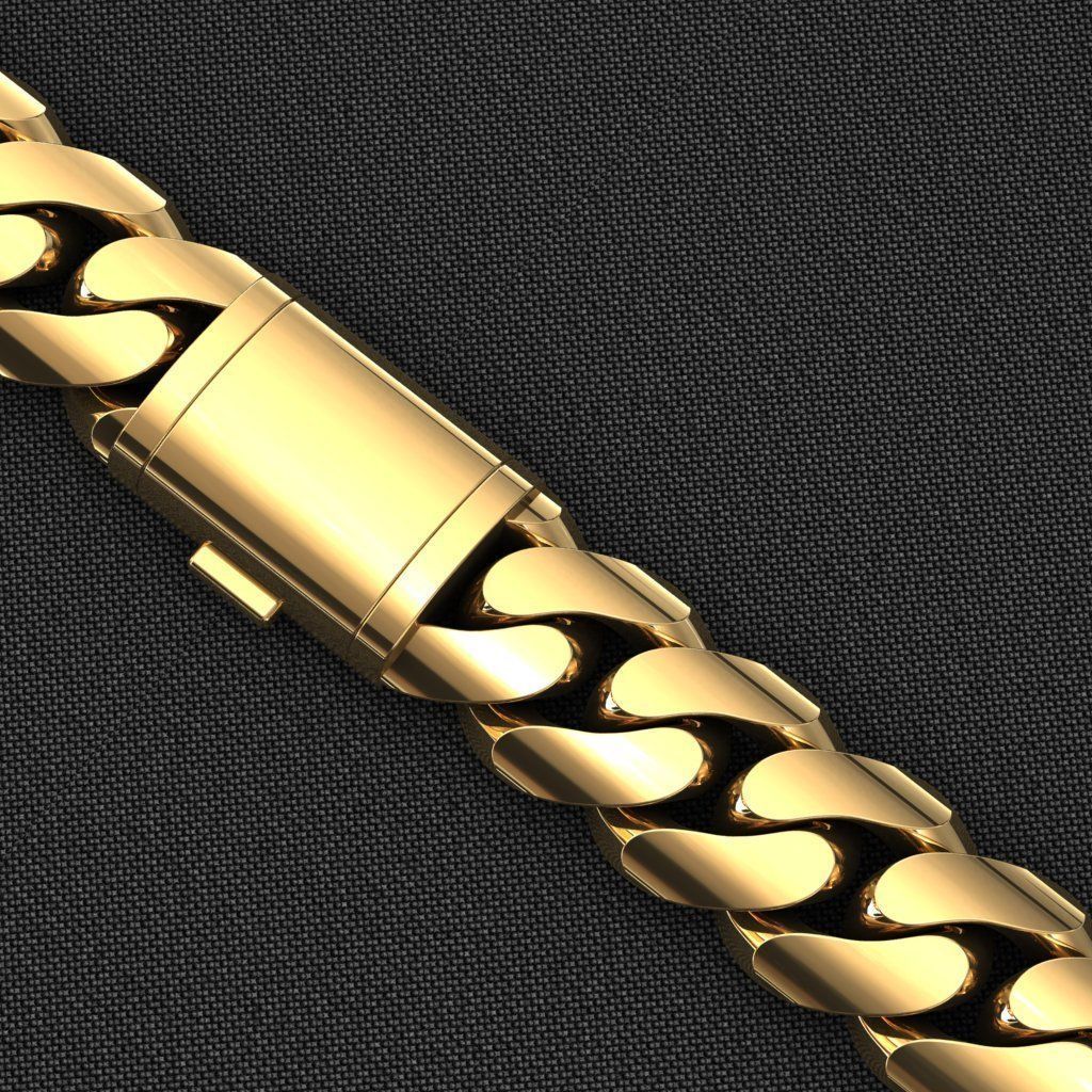 20 MM MIAMI CUBAN LINK PONG SET FOR BRACELET OR NECKLACE 3D print model_5