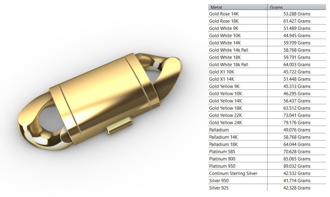 20 MM MIAMI CUBAN LINK PONG SET FOR BRACELET OR NECKLACE 3D print model_10