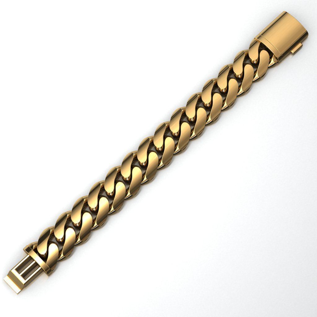 20 MM MIAMI CUBAN LINK PONG SET FOR BRACELET OR NECKLACE 3D print model_1