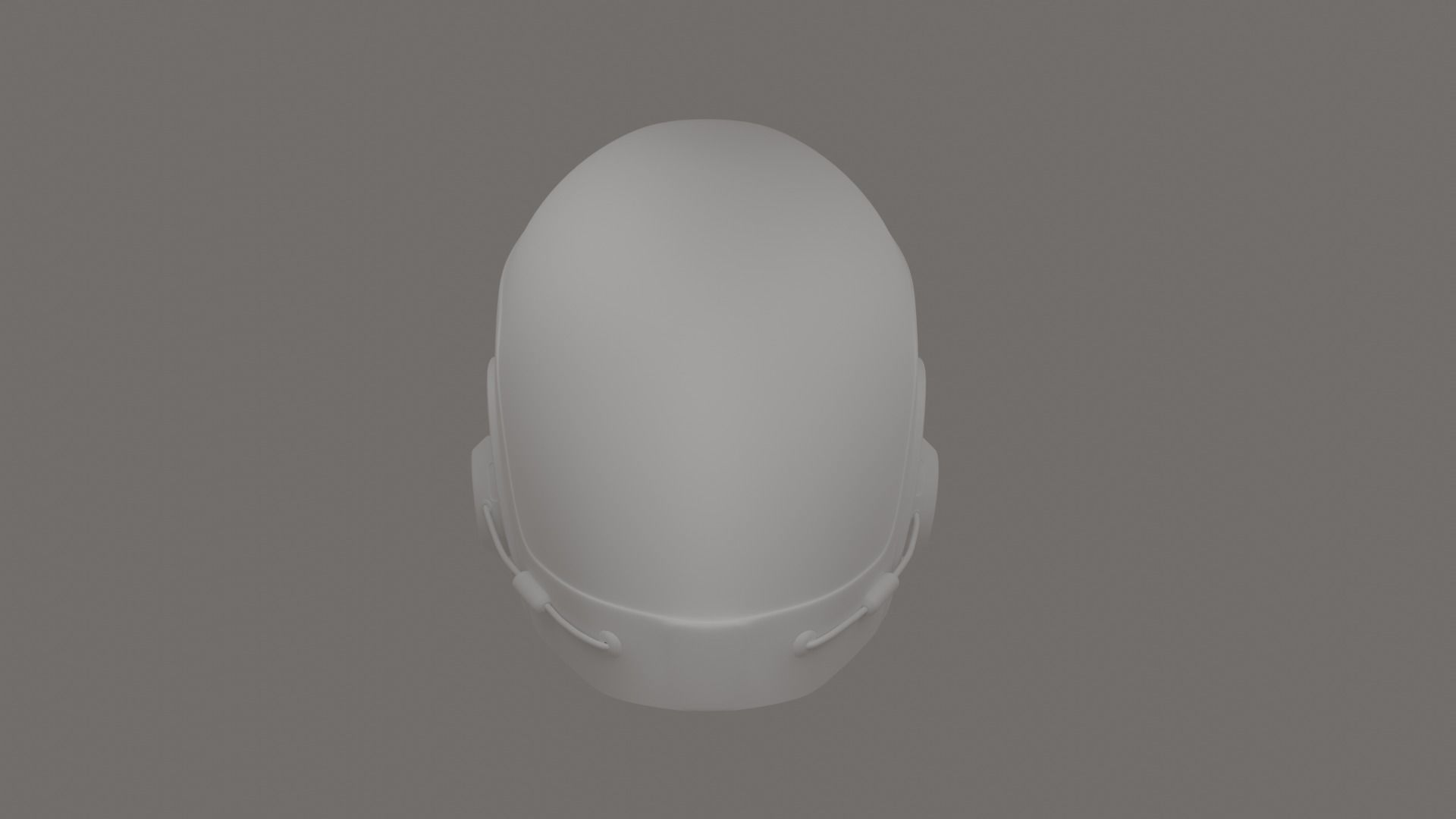 Sci-fi Helmet Low-poly 3D model_6