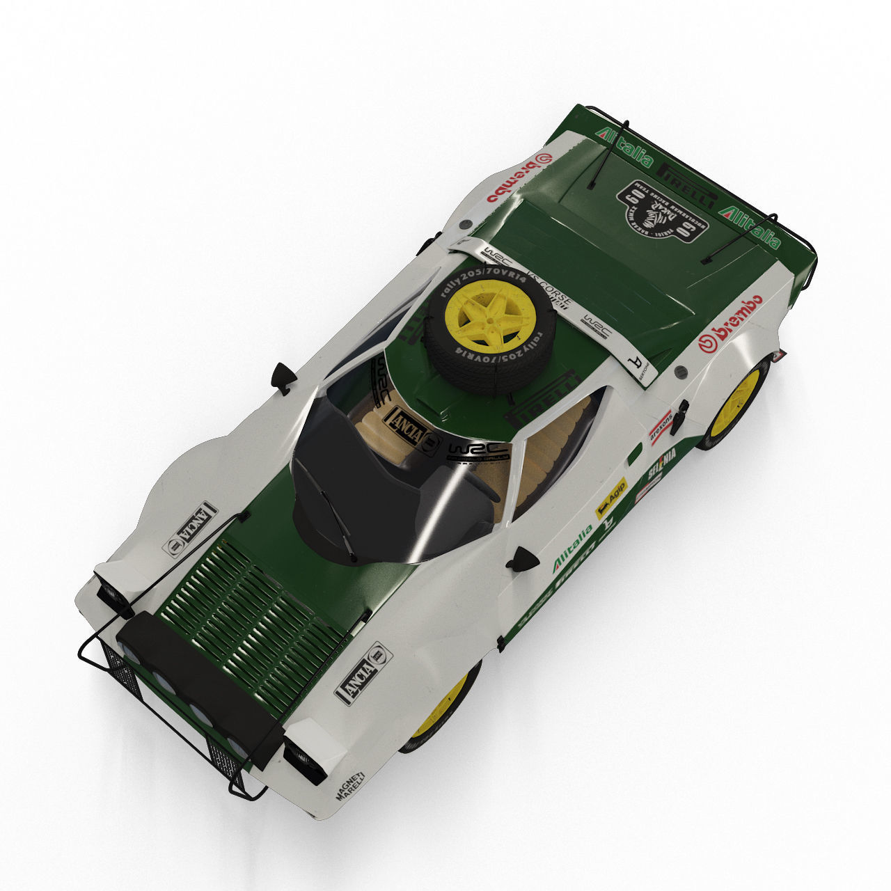 Lancia Stratos rally version 3D model_14