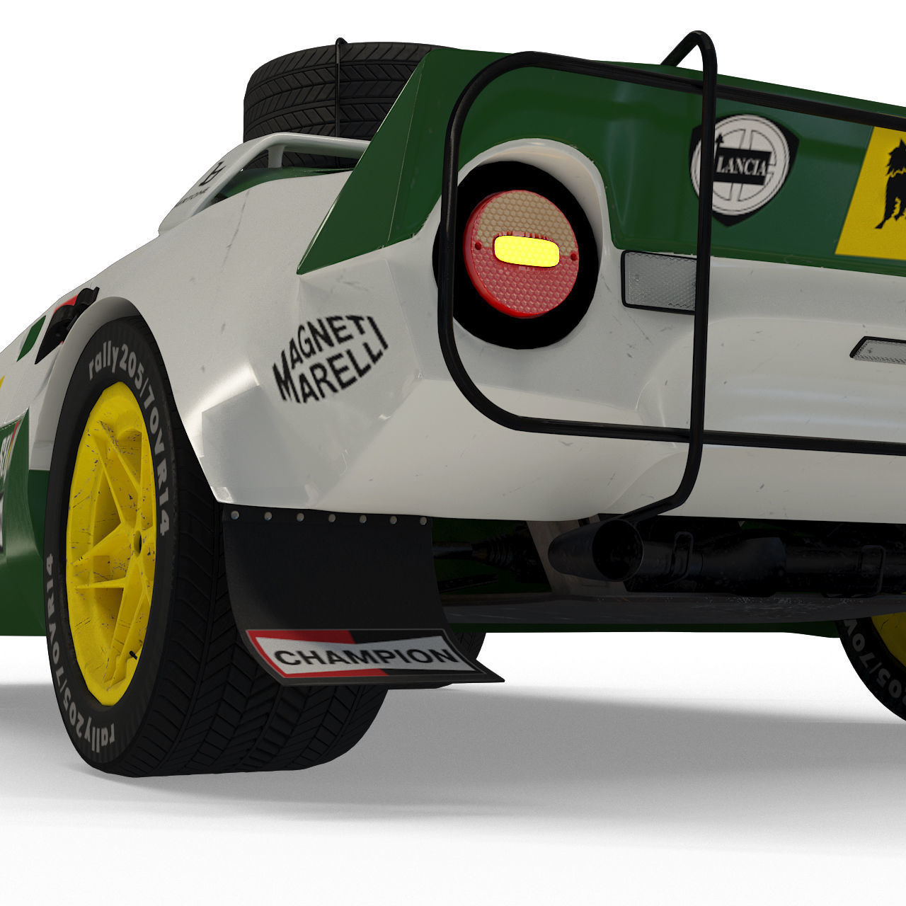 Lancia Stratos rally version 3D model_12