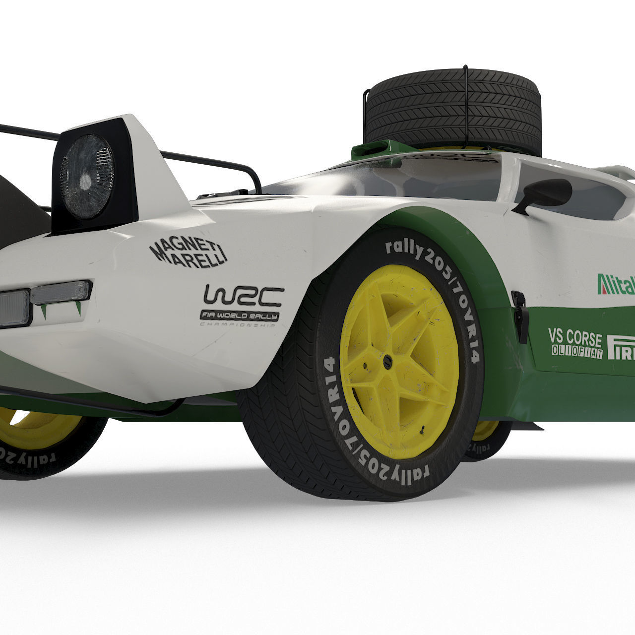 Lancia Stratos rally version 3D model_10