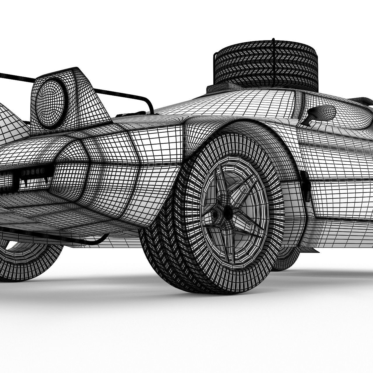 Lancia Stratos rally version 3D model_11