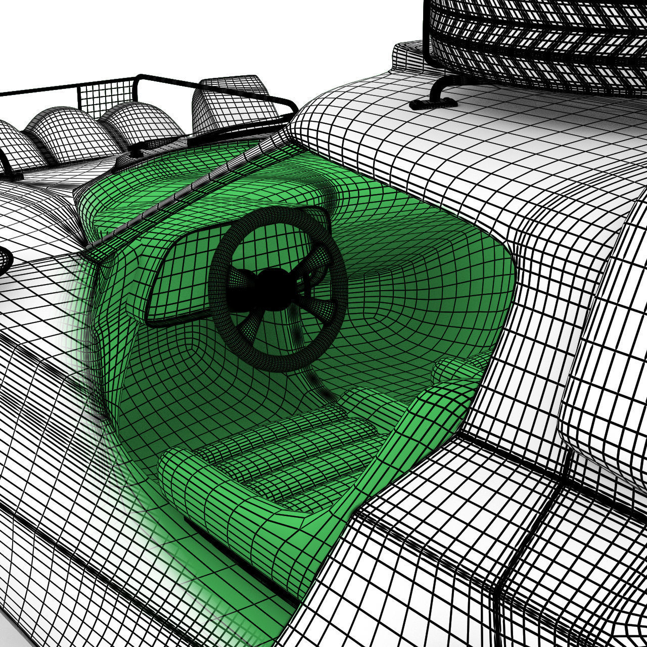 Lancia Stratos rally version 3D model_17
