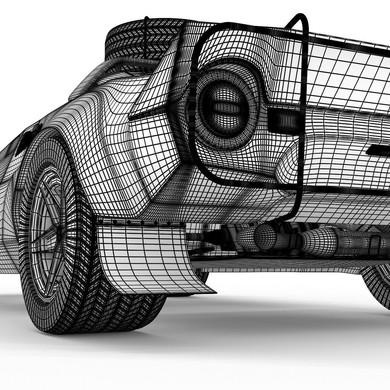 Lancia Stratos rally version 3D model_13