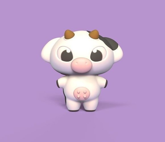 Funny Cow 3D print model
